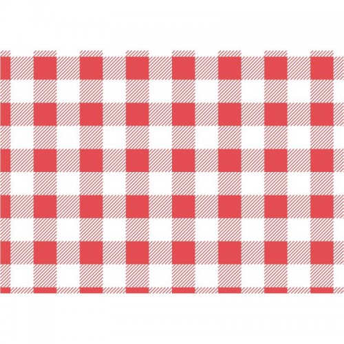 Red Gingham Greaseproof Paper 250x250mm