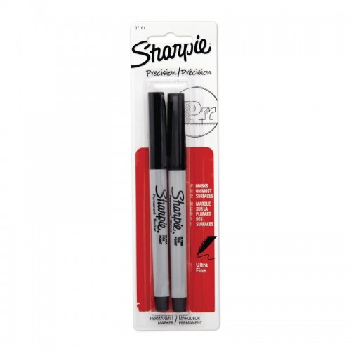 Sharpie Ultra Fine Permanent Marker Black 2 Pack