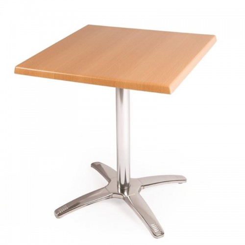 Special Offer Bolero Square Beech Table Top and Base Combo