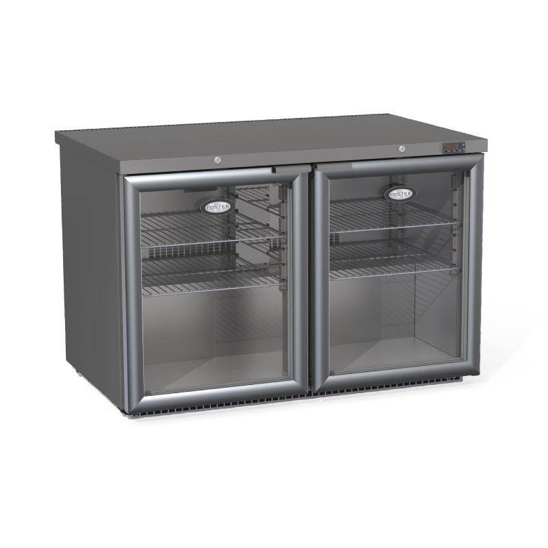 Foster 2 Glass Door 360Ltr Under Counter Fridge HR360G 13/120 CW...
