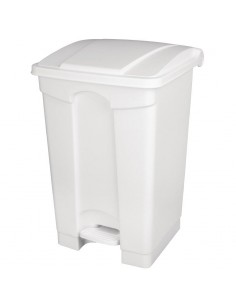 Jantex Kitchen Pedal Bin White 45Ltr