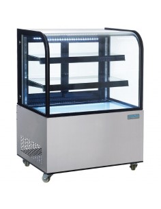 Polar Deli Display with Curved Glass 270Ltr