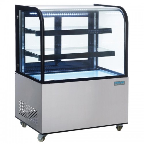 Polar Deli Display with Curved Glass 270Ltr