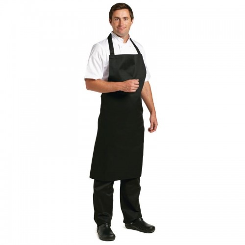 Whites Polycotton Bib Apron Black XL