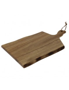 Olympia Acacia Wavy Handled wooden Board Small