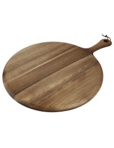 Olympia Acacia Handled Wooden Board Round 330mm
