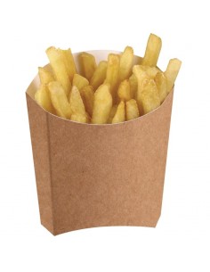 Disposable Kraft Chip Scoops Medium