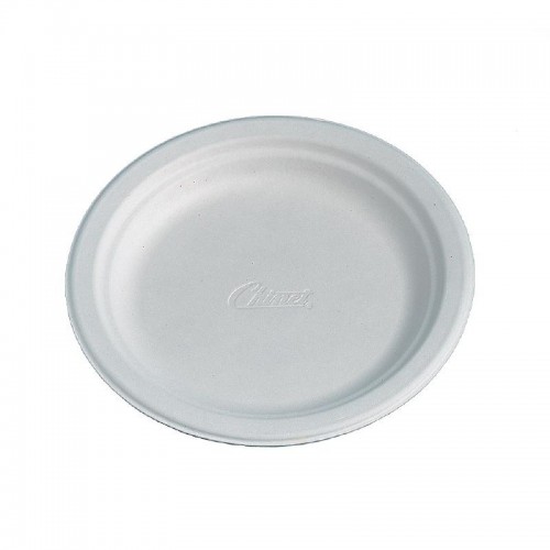 Disposable Round Plate White 170mm