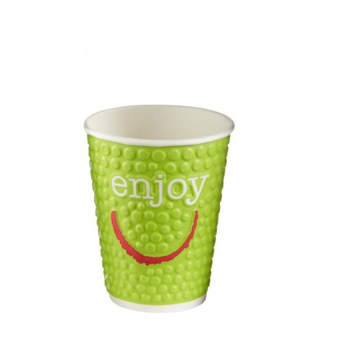 Huhtamaki Enjoy Double Wall Disposable Hot Cups 8/9oz