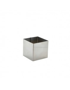 Stainless Steel Square Mousse Ring 6x6cm