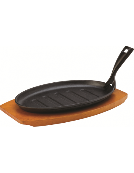 UTOPIA -Sizzle Platter 10.75" (27cm) - with Wooden Base