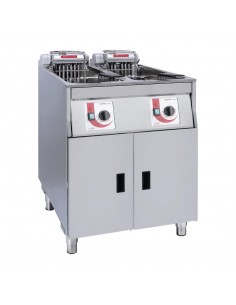 FriFri Super Easy Twin Tank Twin Basket Free Standing Electric Fryer 650139