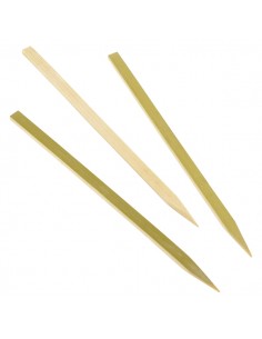 Bamboo Flat Skewers 15cm/6" (100pcs)