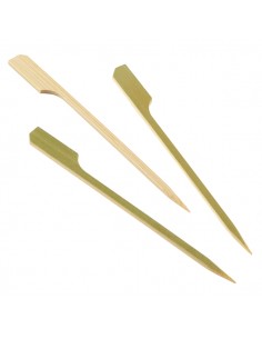 Bamboo Gun Shaped Paddle Skewers 12cm/4.75" (100pcs)