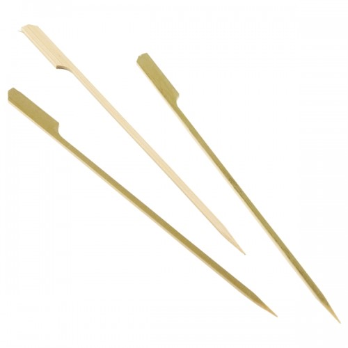 Bamboo Gun Shaped Paddle Skewers 21cm/8.25" (100pcs)