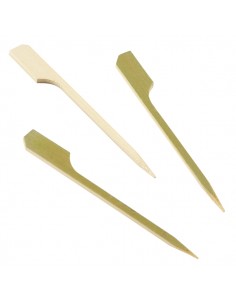 Bamboo Gun Shaped Paddle Skewers 9cm/3.5" (100pcs)