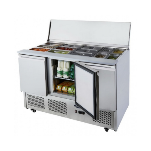 Atosa Ice-A-Cool Sliding Lid Saladette 3 Door