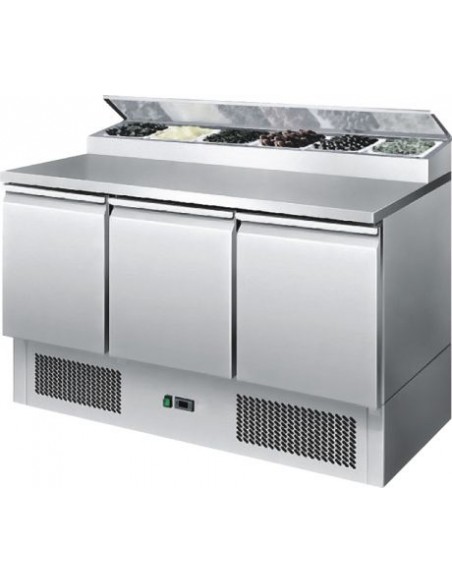 Atosa Ice-A-Cool Open Top Saladette 3 Door