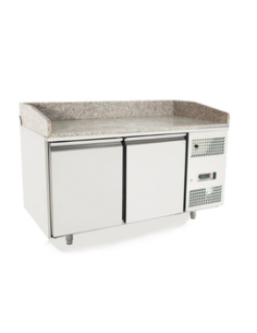 Atosa EPF3495 2 Door Marble Top Pizza Counter 2