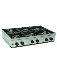 Parry AG6HN Natural Gas 6 Burner Hob