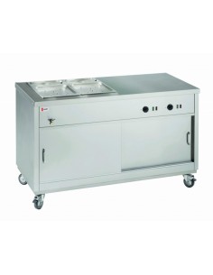 Parry HOT1212BM 1200mm Wide Hot Cupboard With Bain Marie Top
