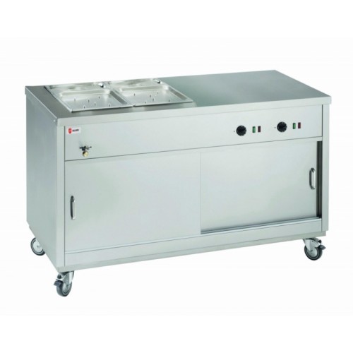 Parry HOT1212BM 1200mm Wide Hot Cupboard With Bain Marie Top