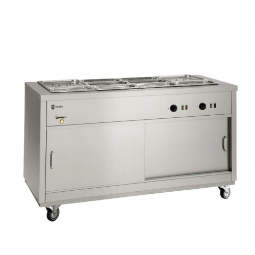 Parry HOT12BM 1200mm Wide Hot Cupboard With Bain Marie Top
