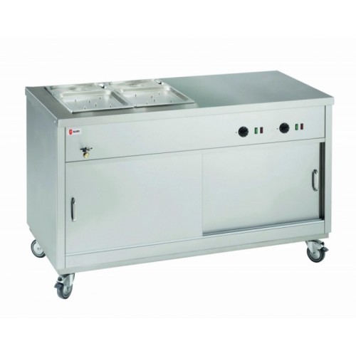 Parry HOT1512BM 1500mm Wide Hot Cupboard With Bain Marie Top