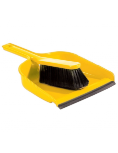 Dustpan With Brush Yellow