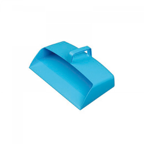 Dustpan Enclosed Blue Plastic