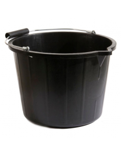 Plastic Bucket Black 14ltr