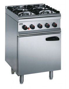 Lincat Silverlink 600 SLR6N 4 Burner Natural Gas Range Legs At Rear