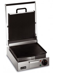 Lincat Lynx 400 LRG Single Contact Grill Ribbed Upper And Smooth Lower Plates - CD422