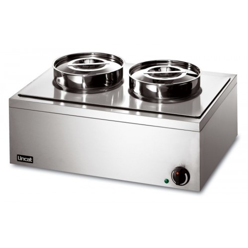 Lincat Lynx 400 LRB2 Bain Marie 2 Round Pots Dry Heat