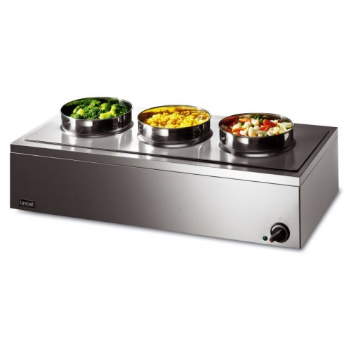 Lincat Lynx 400 LRB3 Bain Marie 3 Round Pots Dry Heat