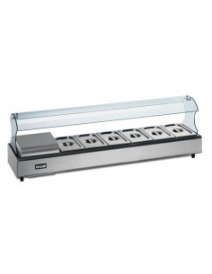 Lincat Seal FDB6 Food Display Bar Base Unit - 13 Gastronorm Capacity