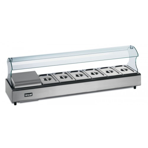 Lincat Seal FDB6 Food Display Bar Base Unit - 13 Gastronorm Capacity