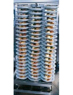 Lincat OCA8272 Mobile Banqueting Plate Rack For 84 Plated Meals