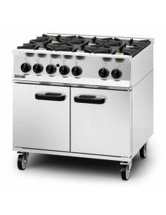 Lincat Opus 800 OG8002N Natural Gas 6 Burner Range