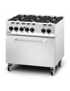 Lincat Opus 800 OG8002NDD Natural Gas 6 Burner Range