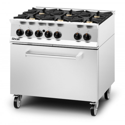 Lincat Opus 800 OG8002NDD Natural Gas 6 Burner Range