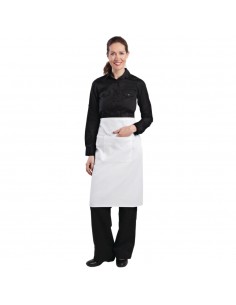 Regular Bistro Apron White