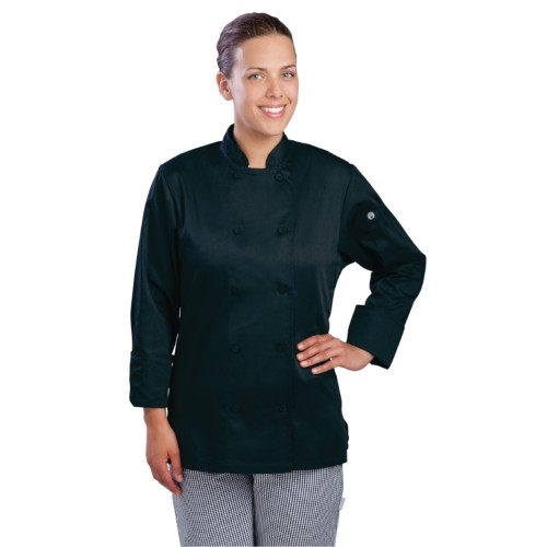 Chef Works Marbella Ladies Executive Chef Jacket Black