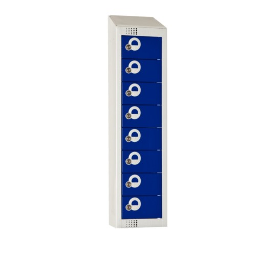 Personal Effects 8 Door Locker Blue Camlock