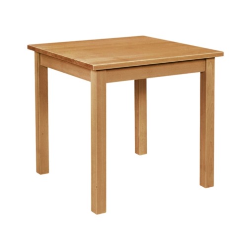 Bolero Square Wooden Dining Table Oak Finish