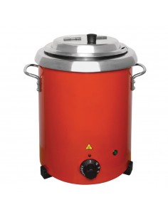 Buffalo Red Soup Kettle with Handles