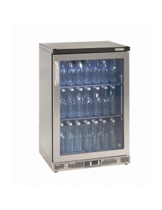 Gamko Bottle Cooler - Single Hinged Door 150 Ltr Stainless Steel