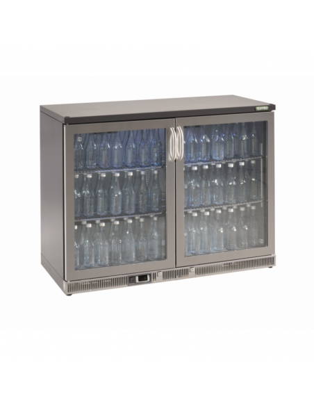 Gamko Bottle Cooler - Double Hinged Door 275 Ltr Stainless Steel