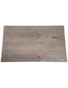 APS Wood Effect Melamine Tray GN 1/1