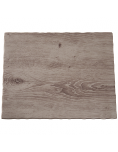 APS Wood Effect Melamine Tray GN 1/2